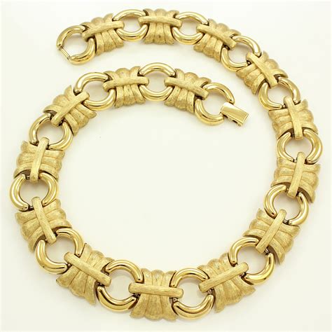 vintage givenchy necklace necklaces|givenchy gold tone necklace.